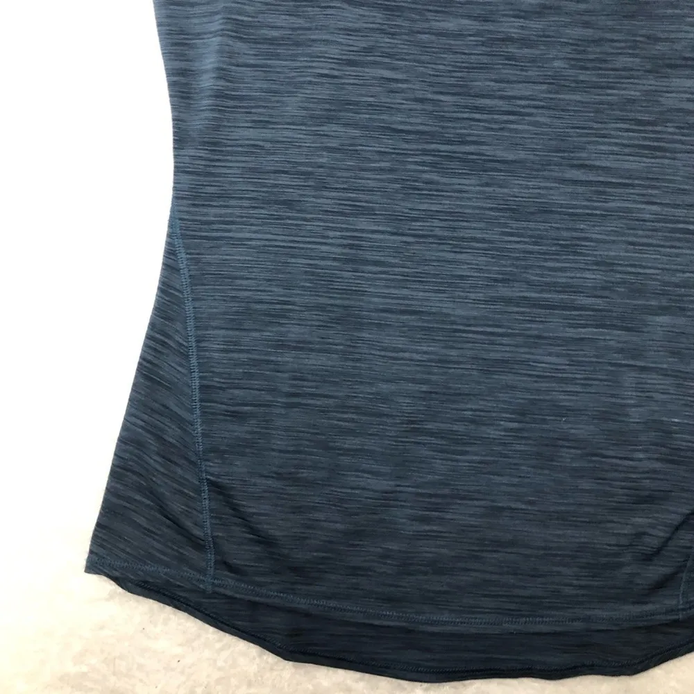 Athleta Blue Shadow Stripe Racerback Activewear Tank Top Size Extra Small - Image 4
