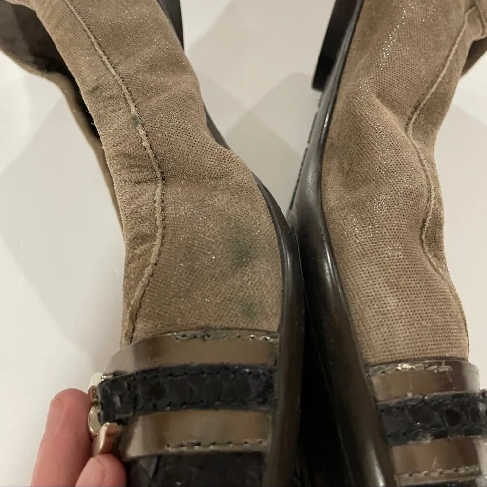 AGL Brown Horsebit Cap Toe Ballet‎ Flats Size 38.5 - Image 10