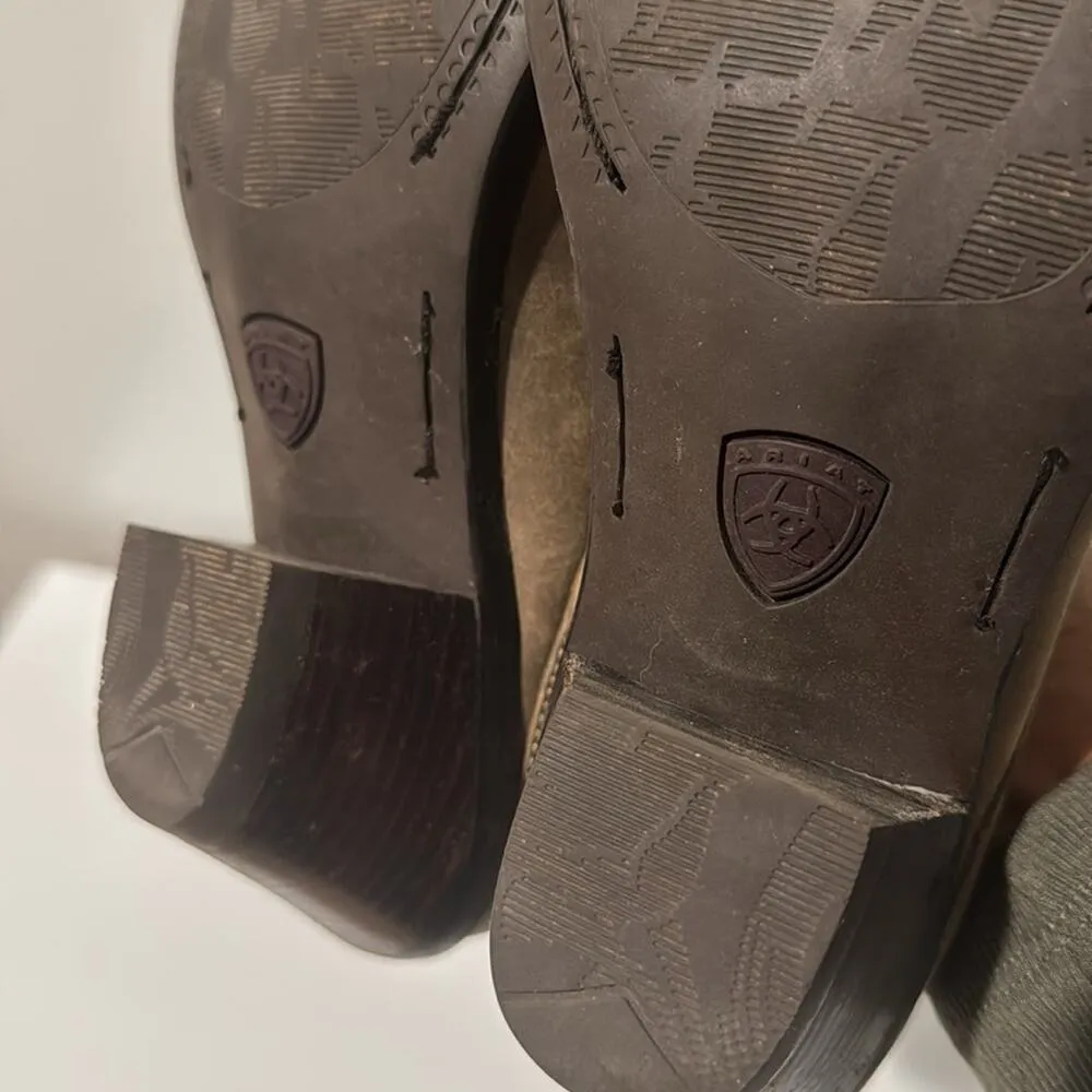 Ariat Desert Star Women's Brown Leather Western Mules Nashville Rodeo - Image 6