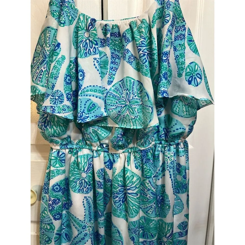 Lilly Pulitzer for Target Sea Urchin Strappy Dress Multicolor L Blue Size L - Image 3