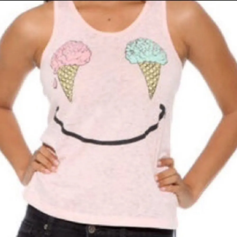 Modern Lux Ice Cream Cone Tank Top - Image 2