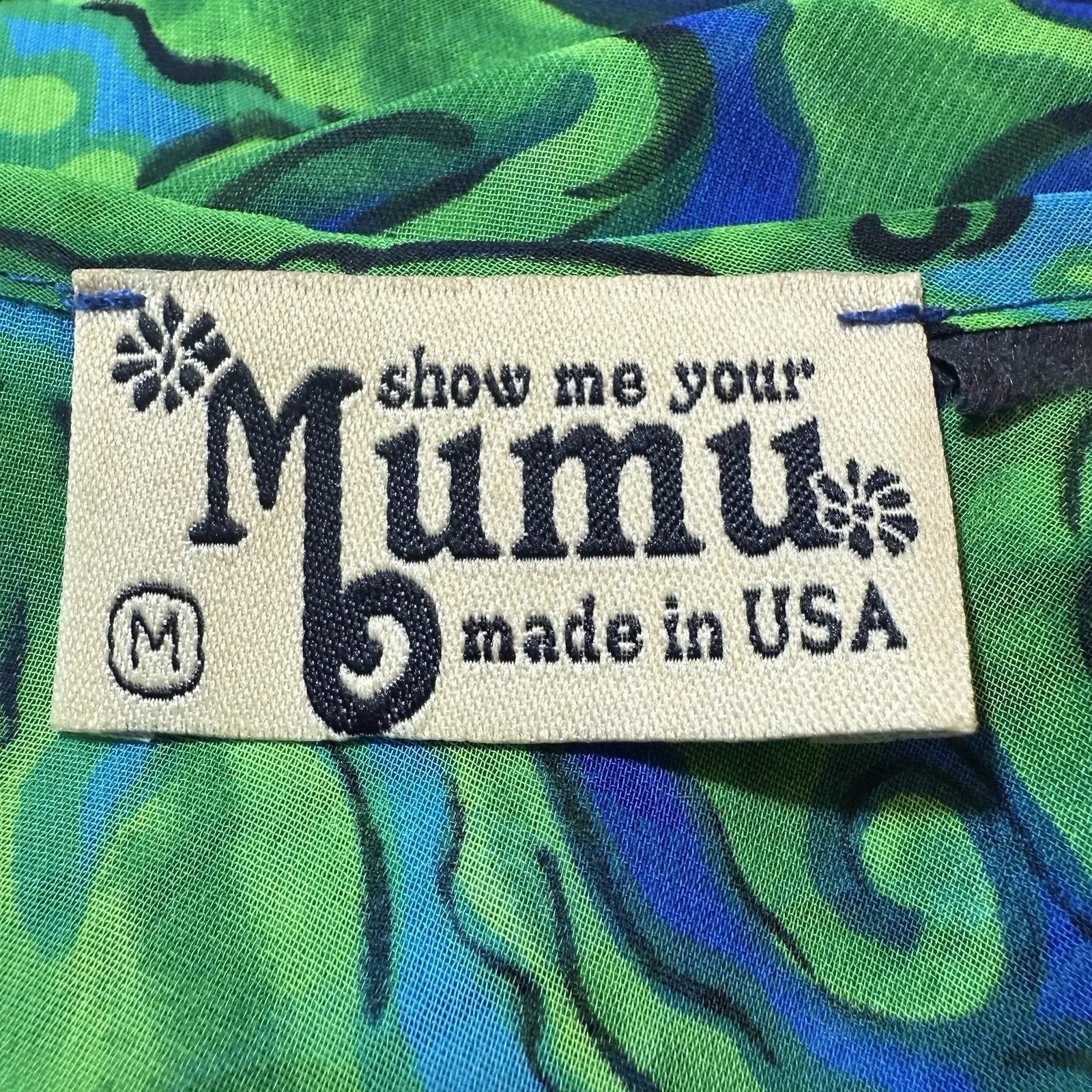 Show Me Your Mumu Oversized M Semi Sheer‎ Tunic Cover Top Chiffon Bell Sleeve Size M - Image 8