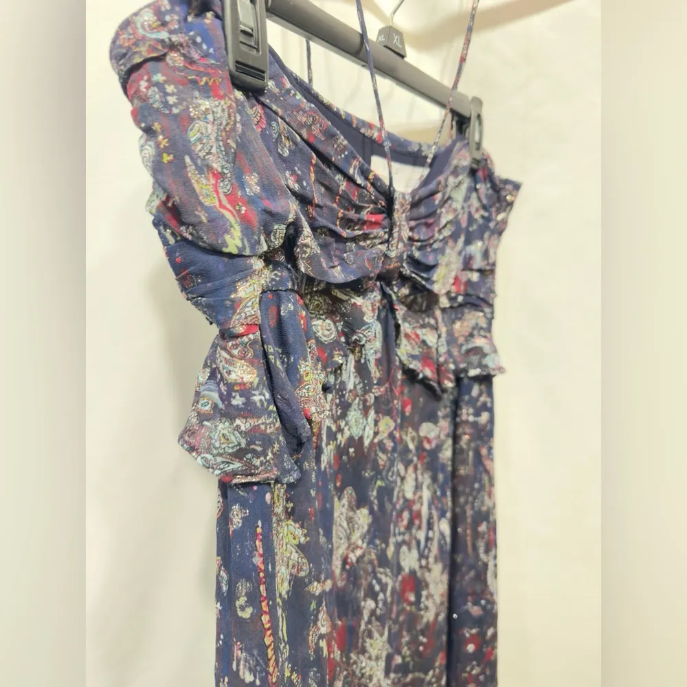 NWOT IRO Somov metallic paisley print halter dress size 42 or US size 10 - Image 9