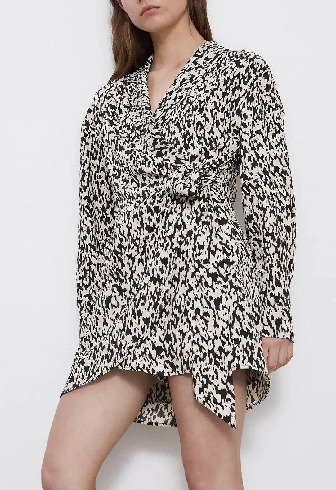 NWT  Black & White Animal Print Playsuit Dress - Image 2
