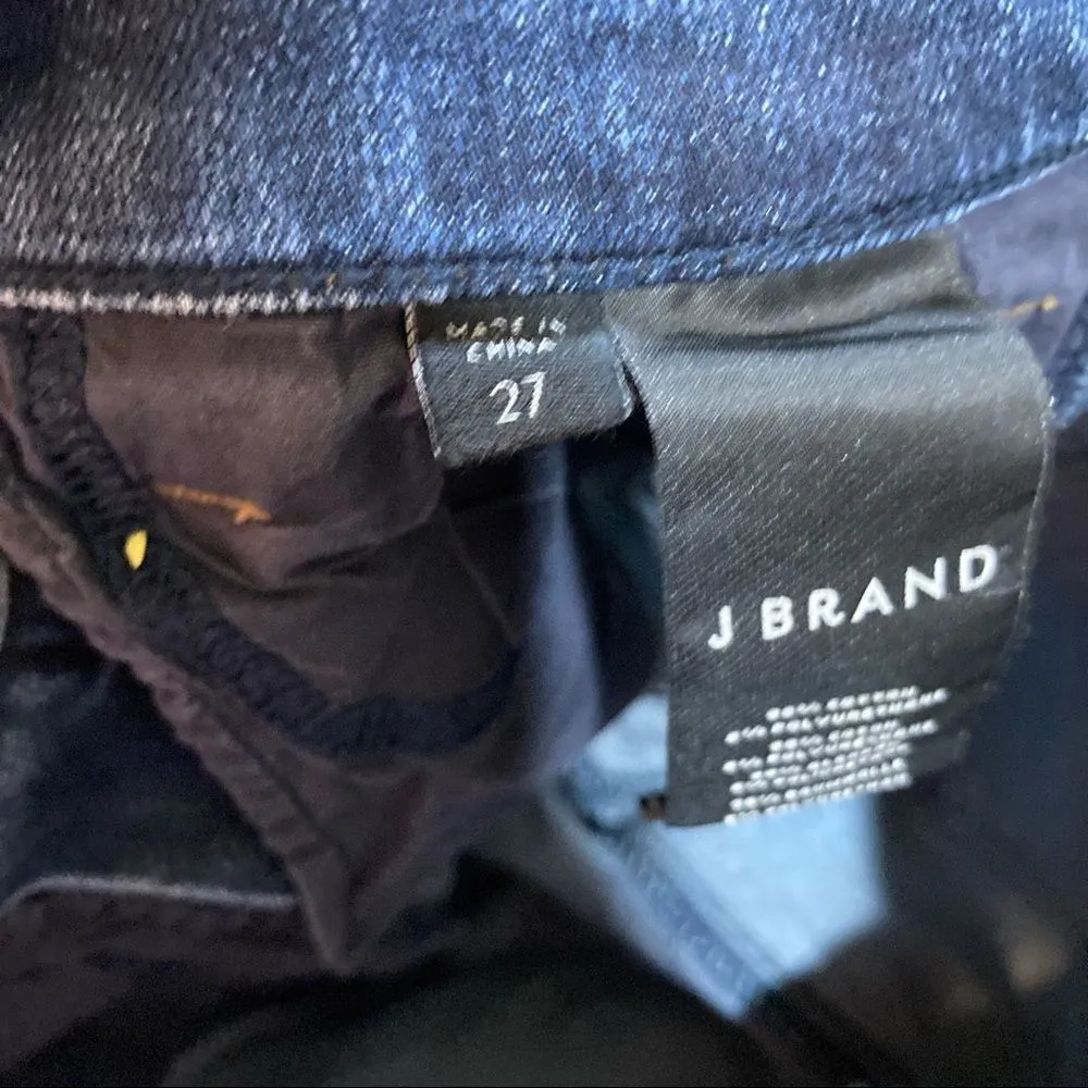 J. BRAND Skinny Jeans Step Hem in Mesmeric Blue Size 27 - Image 7