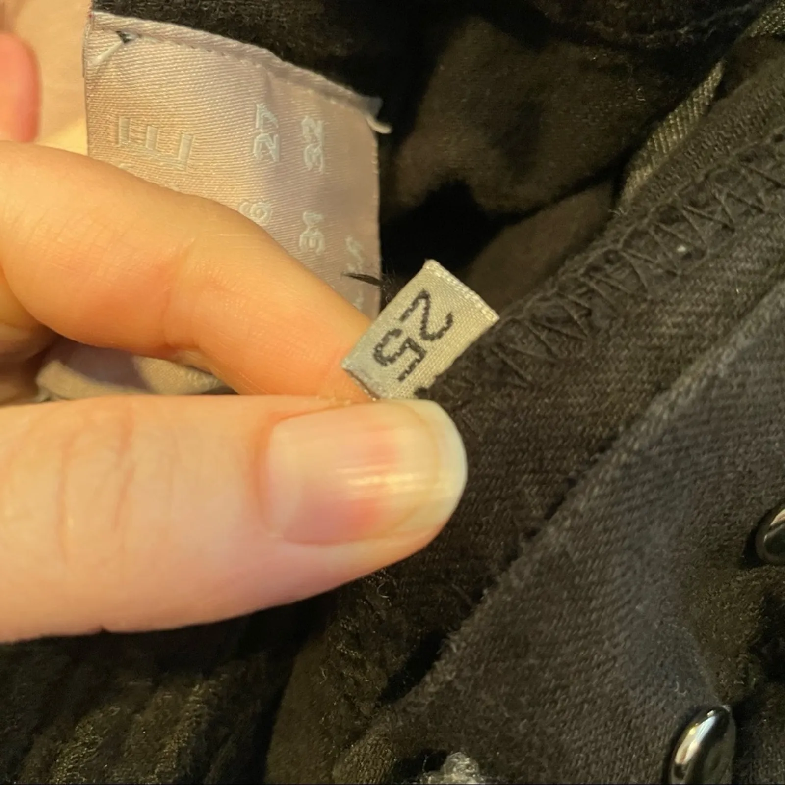 Revice Black Button Fly High Rise Red Stripe Skinny Jeans Womens 25 Raw Hem - Image 7