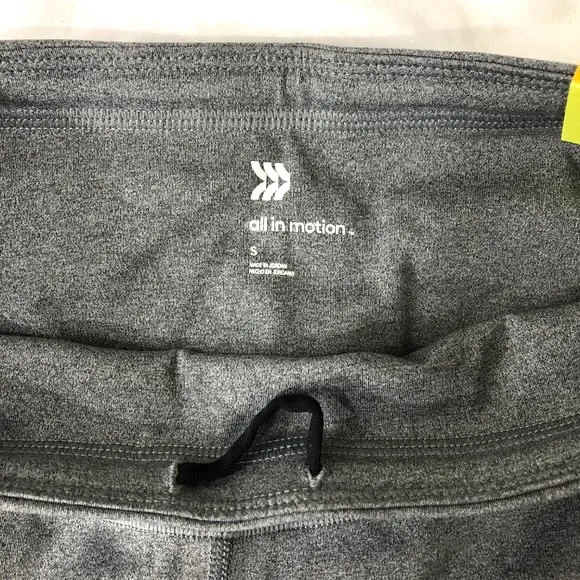 New  High Waisted Capri Leggings Sculpted Crop Heather Grey - Image 11