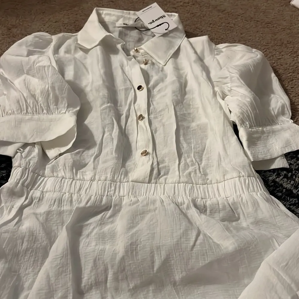 NWT showpo white dress 6 White - Image 5