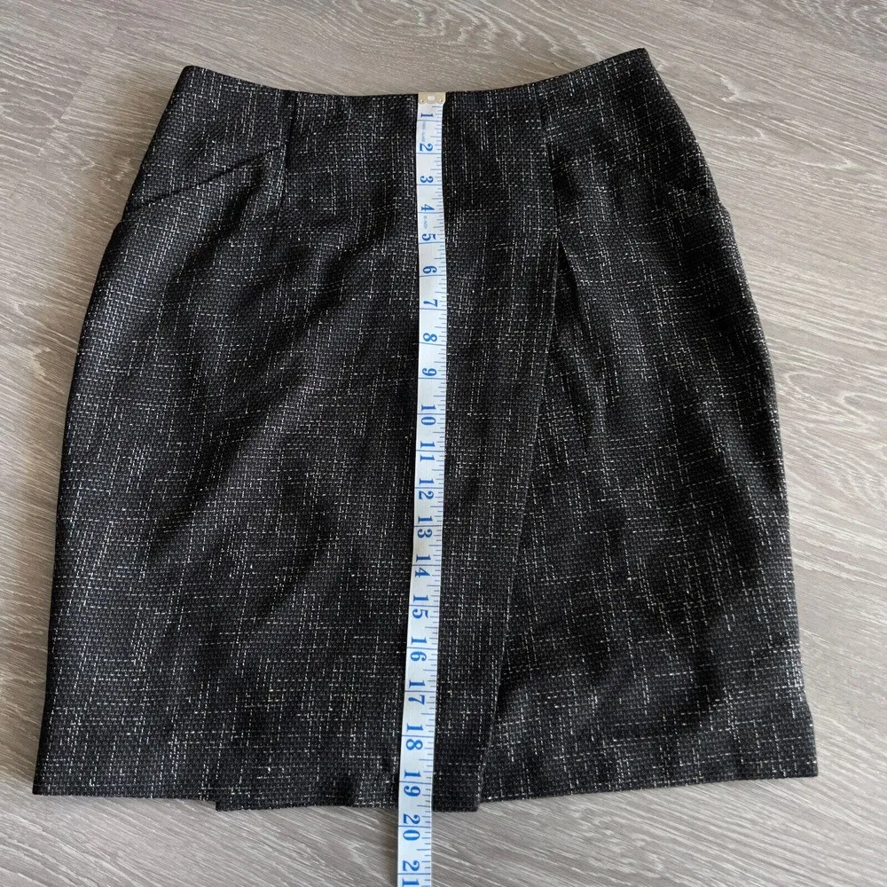 The Limited Collection Skirt Womens 0 Black White Mini Career - Image 6