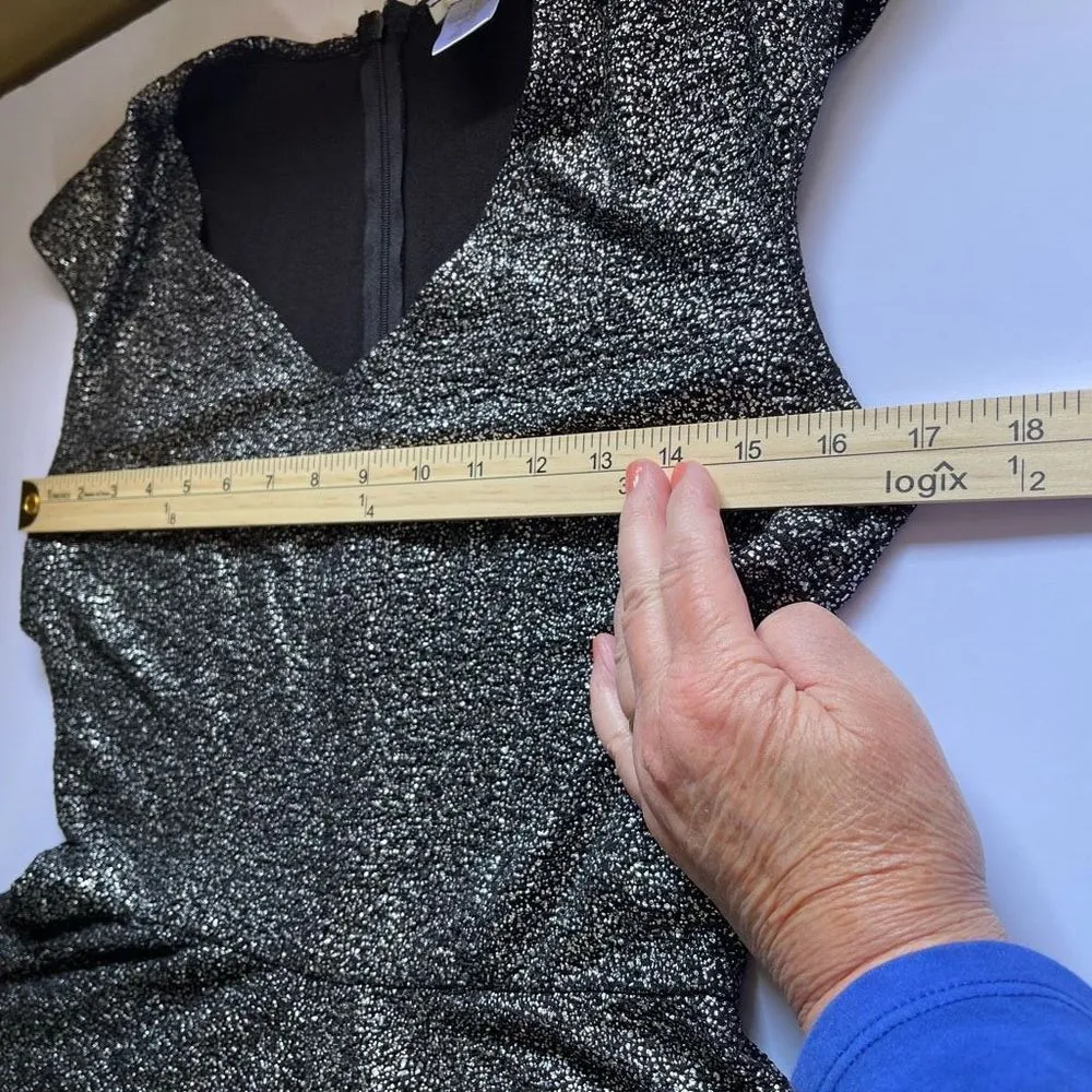 Bar lll size L shimmering fit & flare dress - Image 3