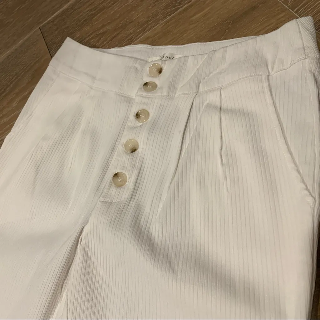 Final Touch NWT Button fly cuffed hem ankle pants - Image 2