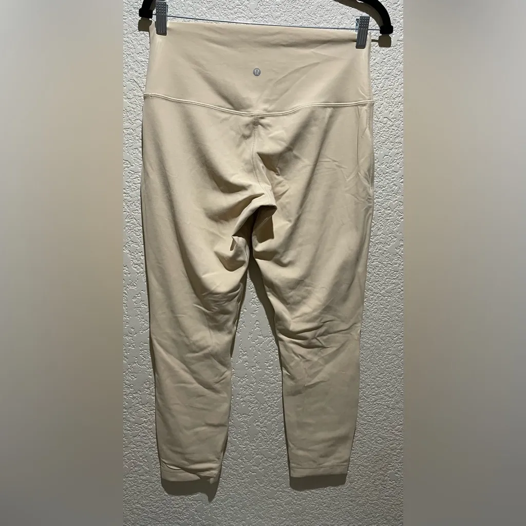 Lululemon NWOT Align Leggings 25” Pants High Rise Prosecco Nulu Material Size 12 - Image 7