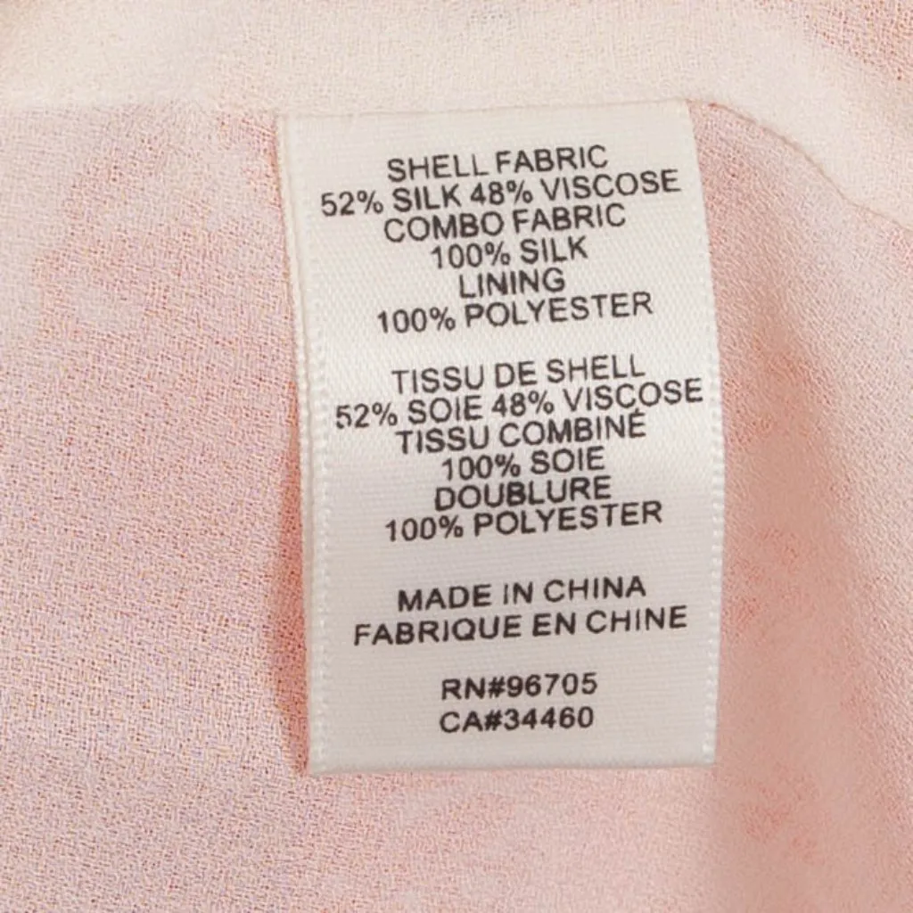 Rebecca Taylor Block Print Mix Silk Jacquard Dress Womens Size 4 - Image 7