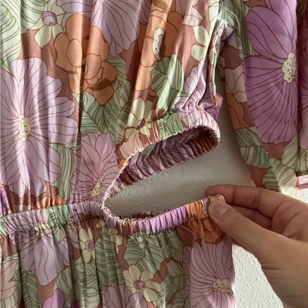 Stockholm Atelier & other stories cut out waist midi dress 4 - Image 7