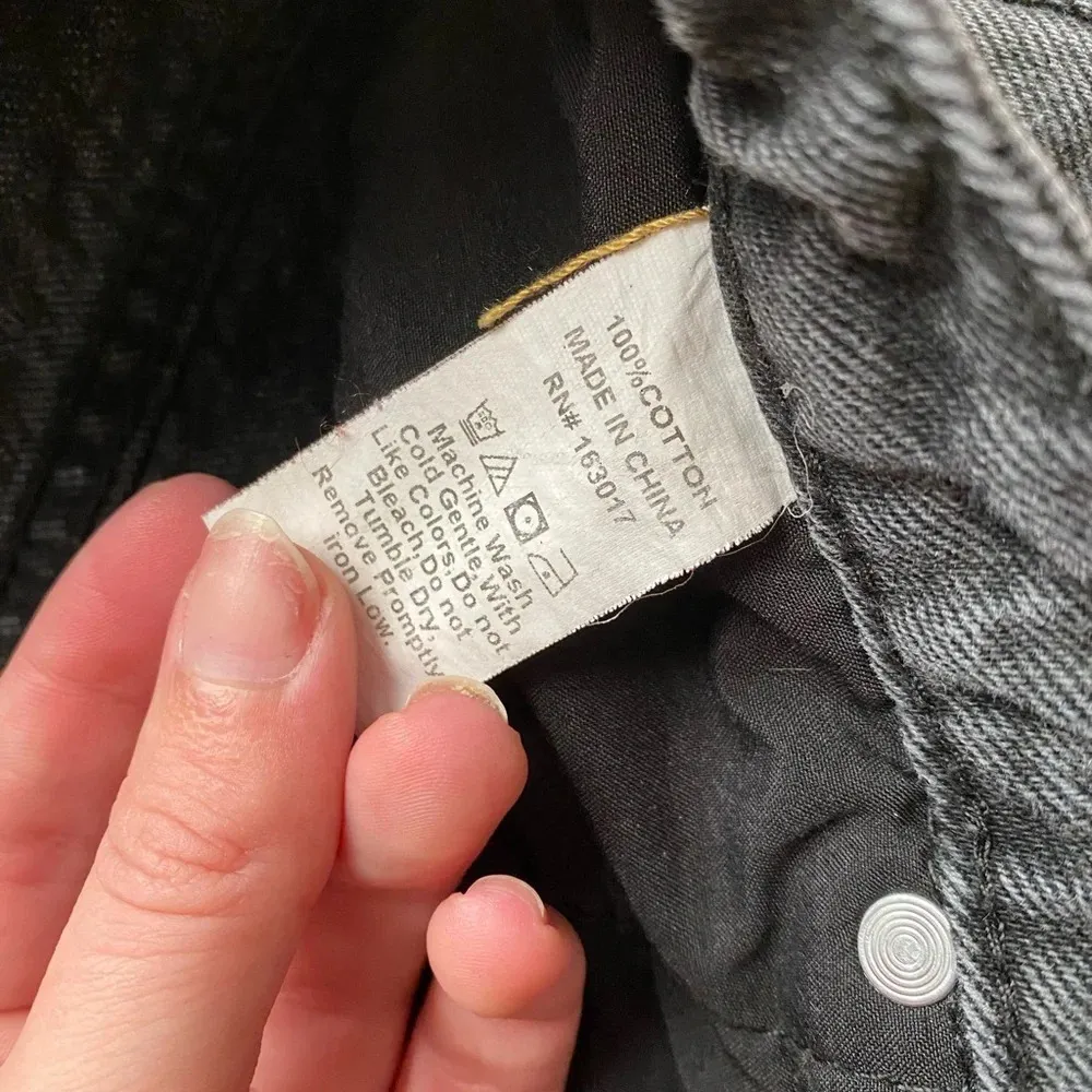 Princess Polly Black Denim Jeans Size 10 - Image 5