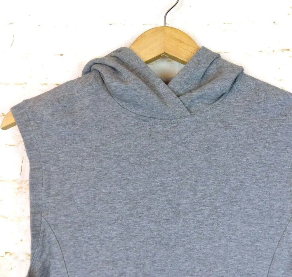 Lululemon Blissed Out Sleeveless Hoodie Womens 6 Heathered Gray Sporty Gym Yoga - Image 6