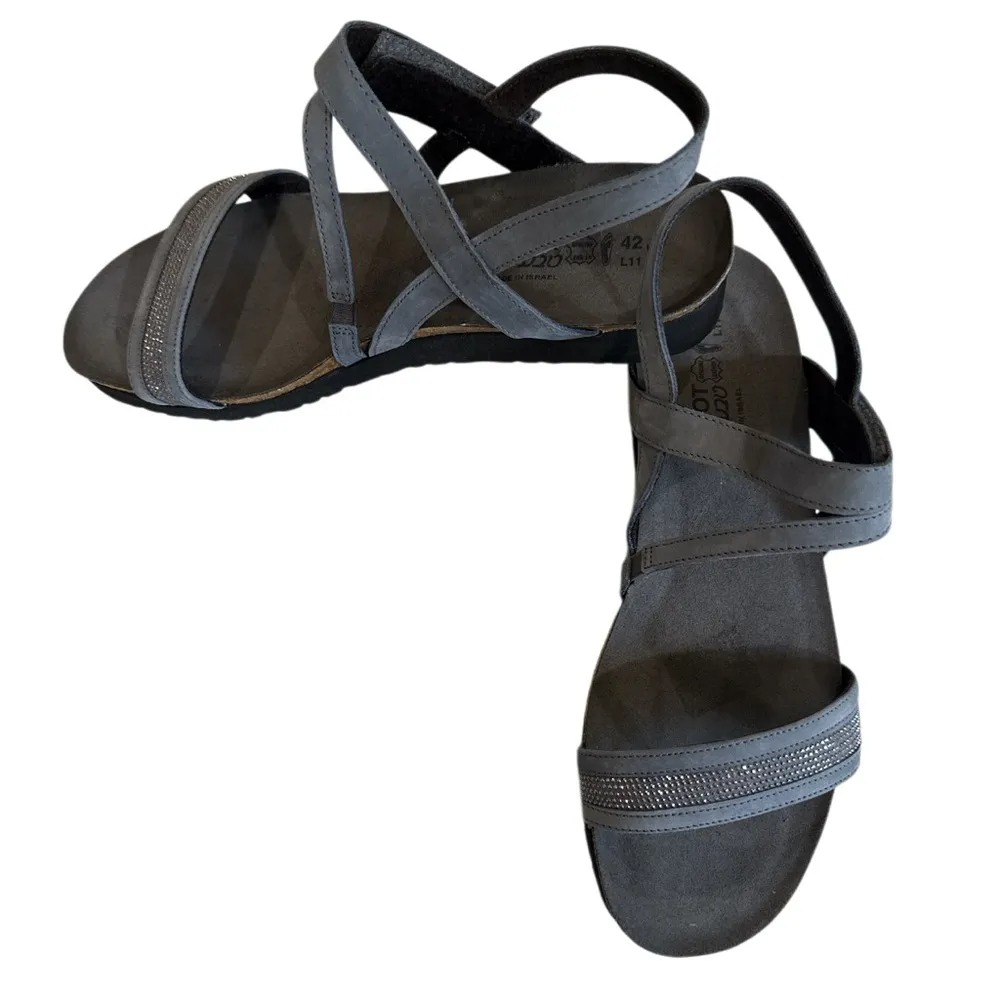 Naot Cameron 7307 LA SANDAL Gray Minimalist Design with Slingback NWOT Size 11 - Image 3