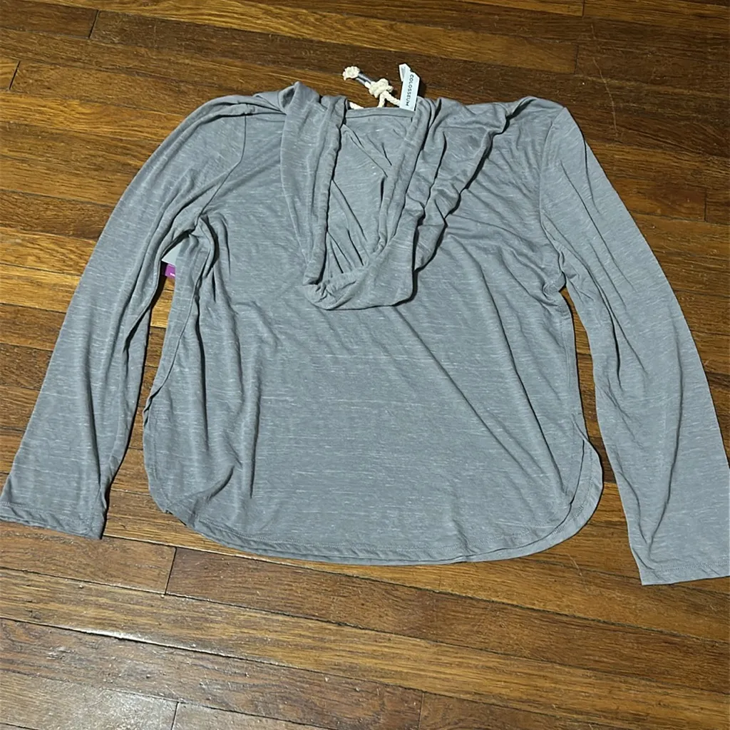 Colosseum Heather Gray Hooded Training Tee, XL, NWT - Image 5