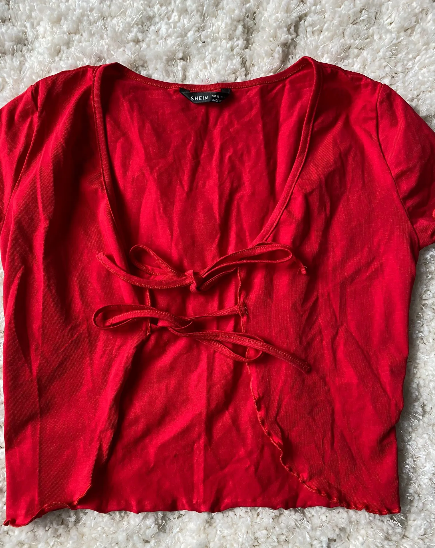 SheIn Red Cardigan Top - Image 3