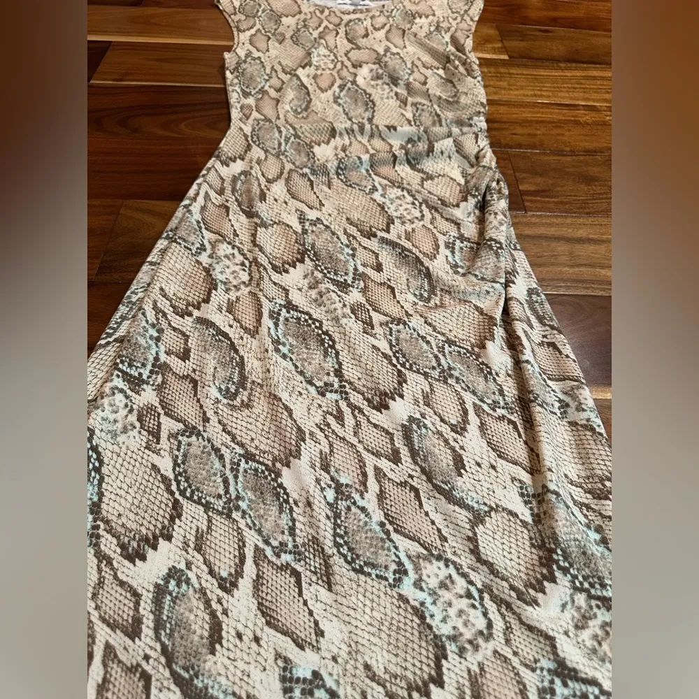 Fourteenth Place Snake Print Maxi Dress - Image 8