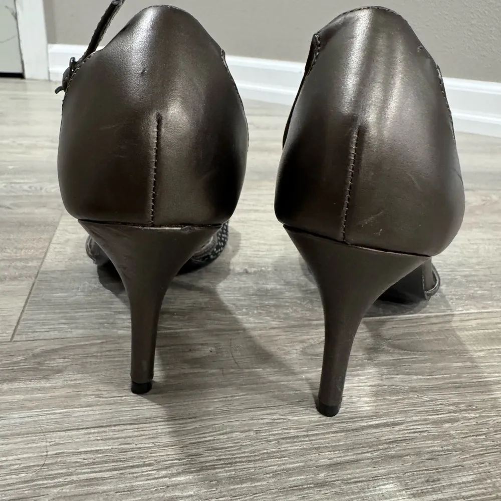 M by Marinelli Heels Expose Pewter Heel 3” Gray Size 8.5 - Image 8