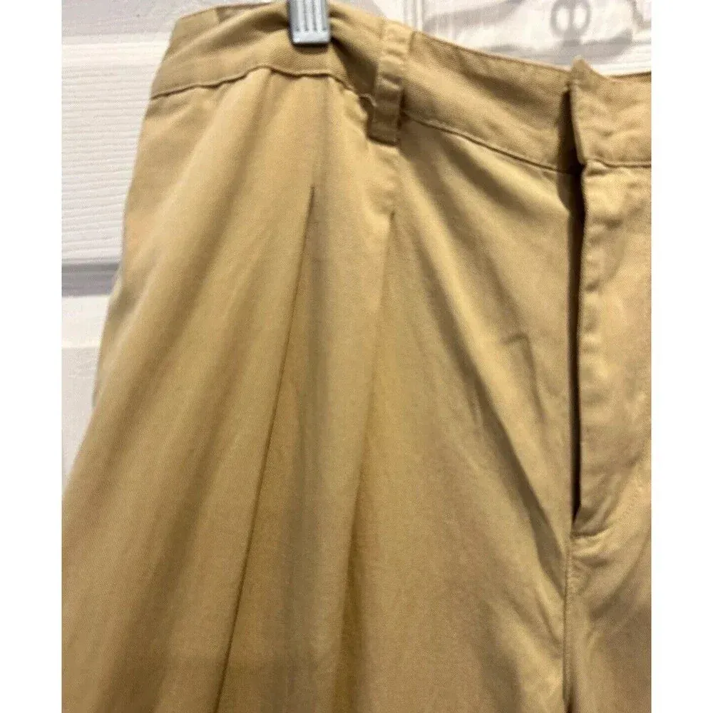 Universal Thread Lyocell High-Rise Loose Fit Pleated Chino Pants‎ Womens 12 NWT - Image 4