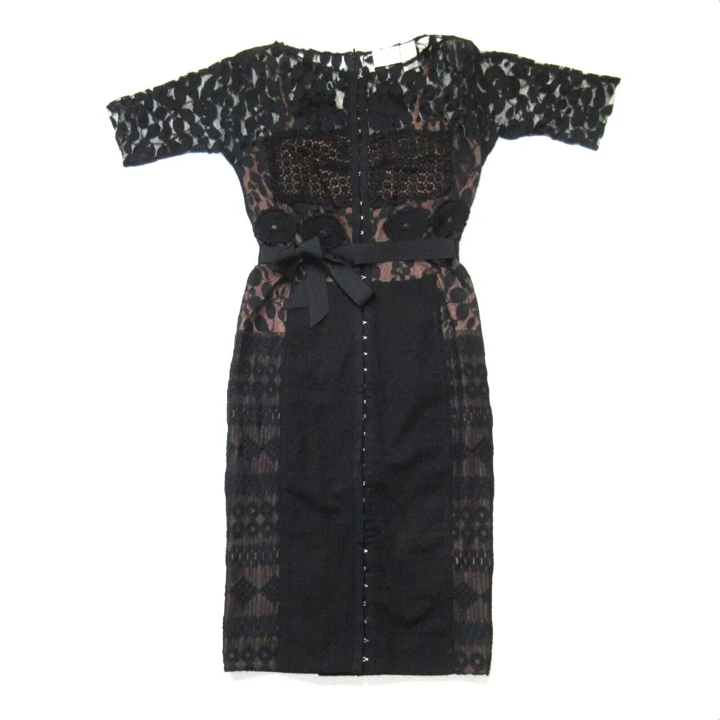 NWT Anthropologie Beguile by Byron Lars Carissima Sheath in Black Dress 6P - Image 5