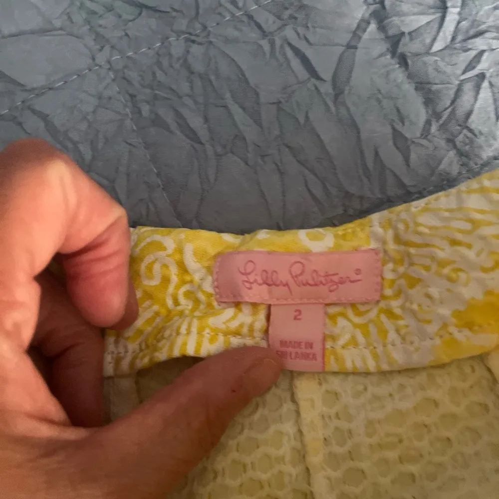 Lilly Pulitzer Liza Kissed by the Sun yellow shorts.  Women’s size 2 - Image 2