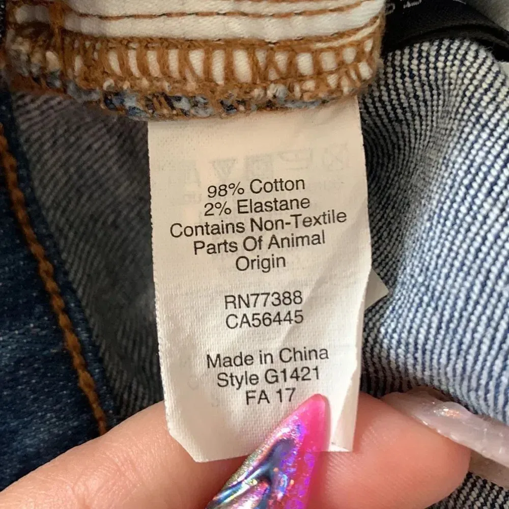 Madewell 9” High Rise Skinny Crop Distressed Jeans in Bruce - Image 7