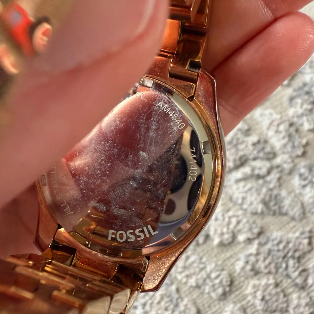 Fossil   Gold Watch with Green Dial - Image 2