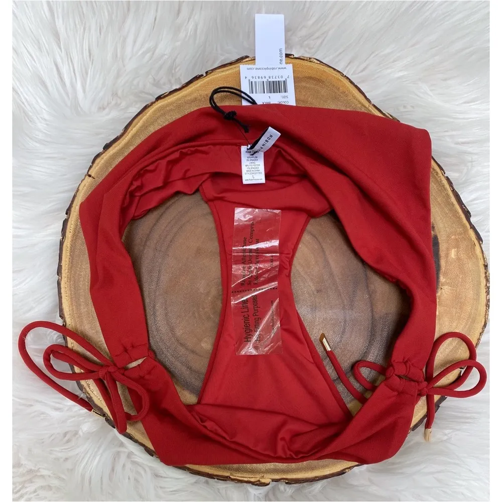 NWT Robin Piccone Aubrey Side Tie Bikini Bottom - Image 4