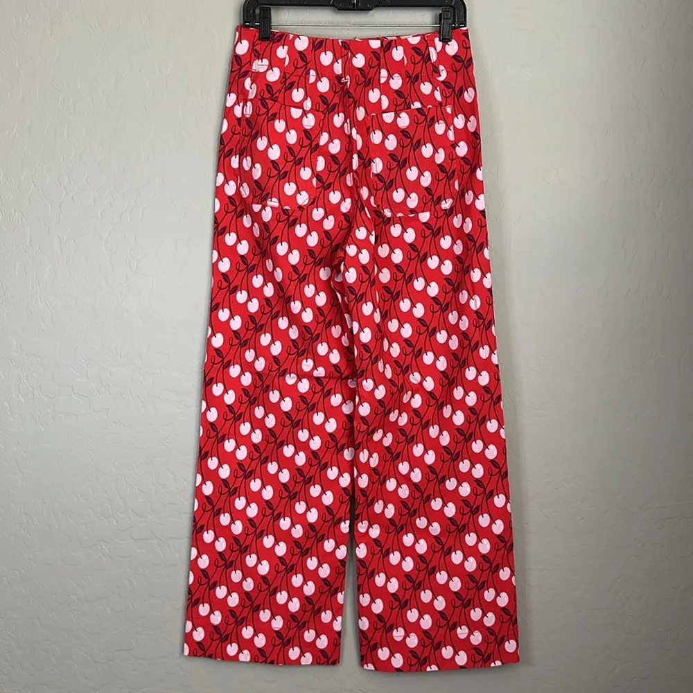 Maeve by Anthropologie The Colette Cherries Wide-Leg Pants - Image 6