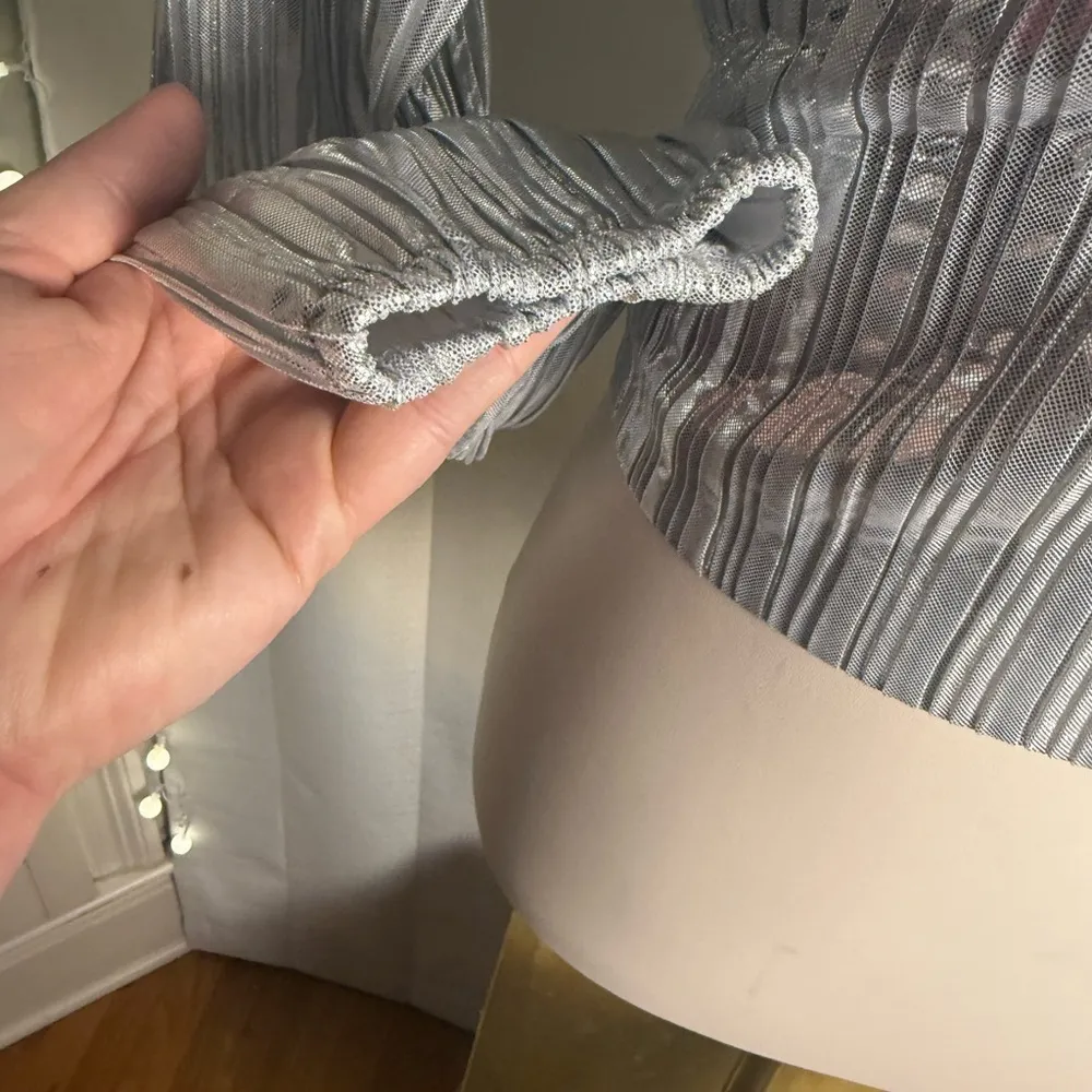 FORE Silver Metallic Women's Top - Image 3