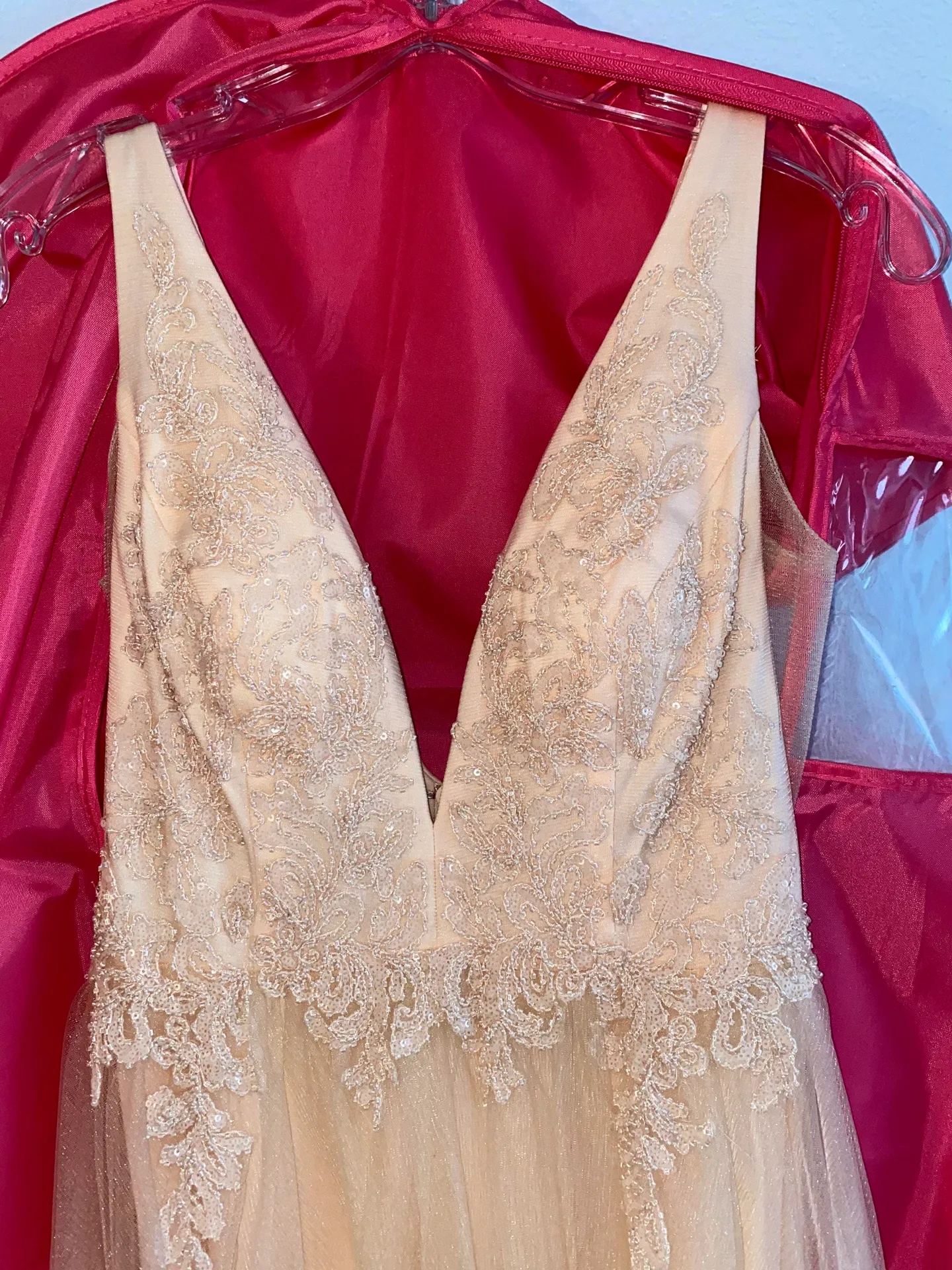 Peach Prom Dress - Image 2