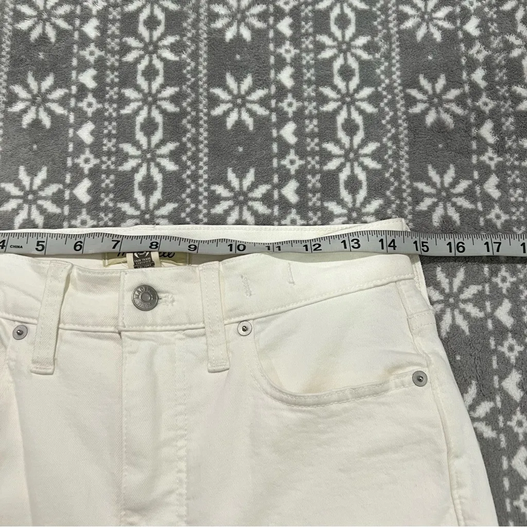 Madewell‎ The Perfect Vintage Jean In Tile White ND501 Size 27 - Image 11
