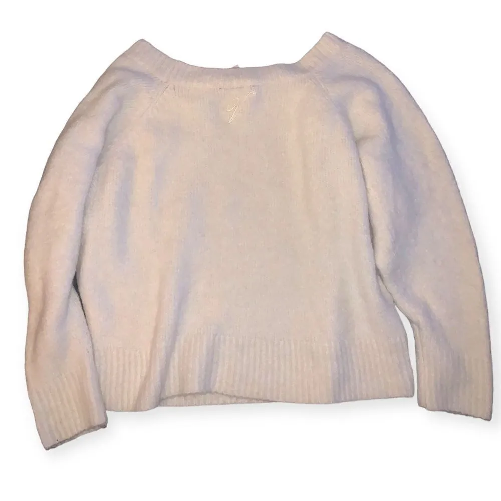 Victoria's Secret Cream Crew Neck Cozy Sweater - Image 3