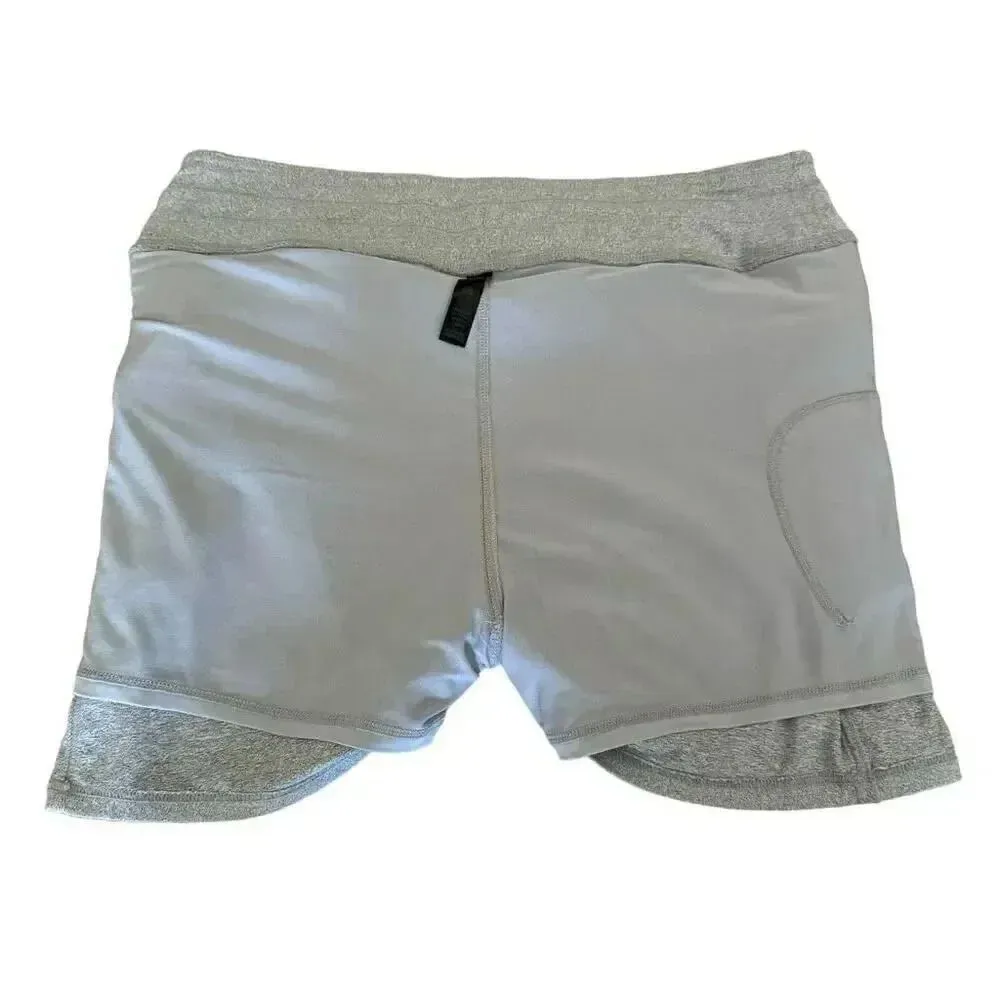 Kyodan Elastic Grey Waistband Built-in Shorts Zippered Pocket Skort Drawstring C - Image 2