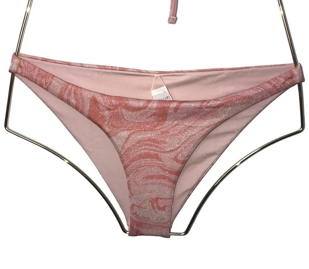 L*Space Bikini Brittany Top Camacho Bottom Metallic Tie Die Swirl Large - Image 8