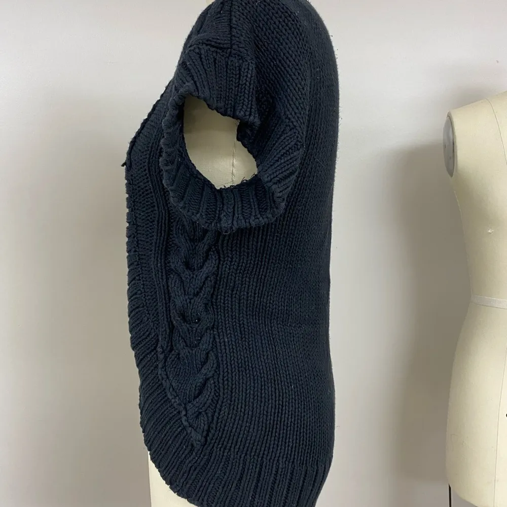 BCBG MAXAZRIA Cable Knit Bolero L - Image 3