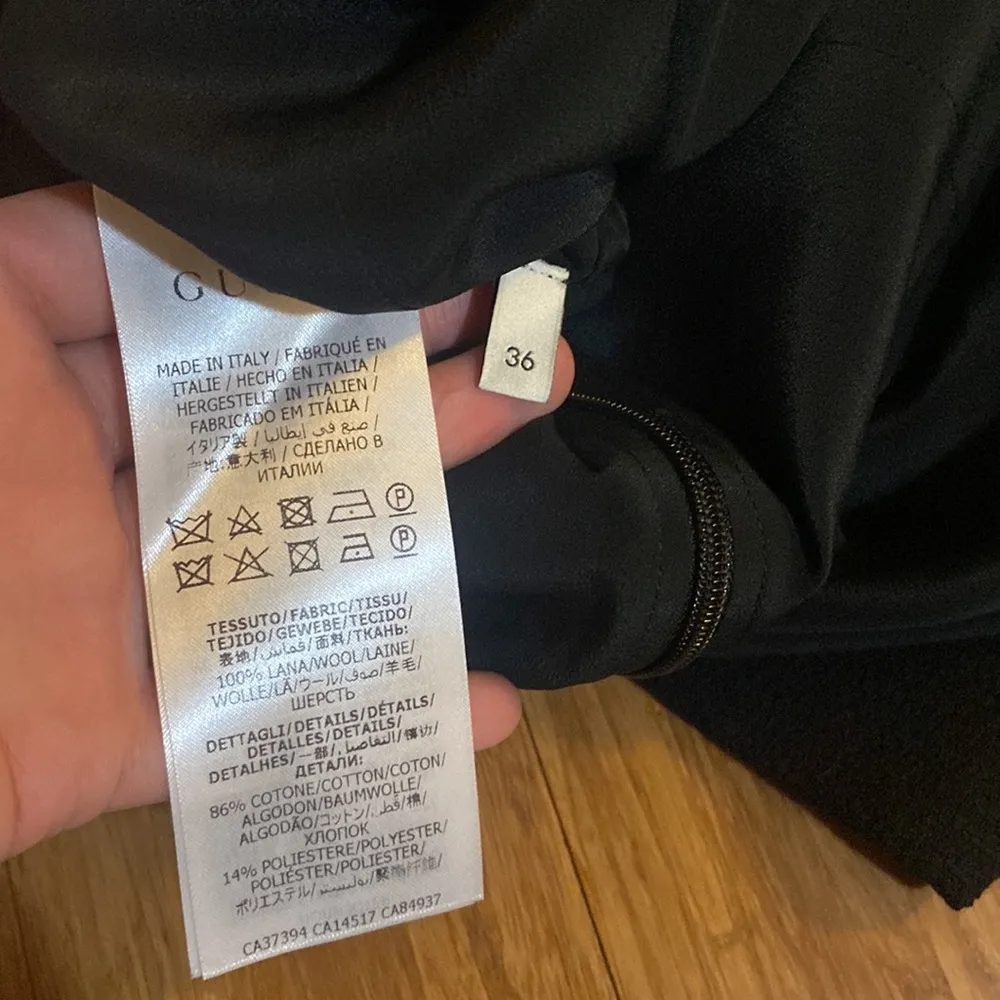 Gucci Wool Sable Couture Lace Dress - Image 9