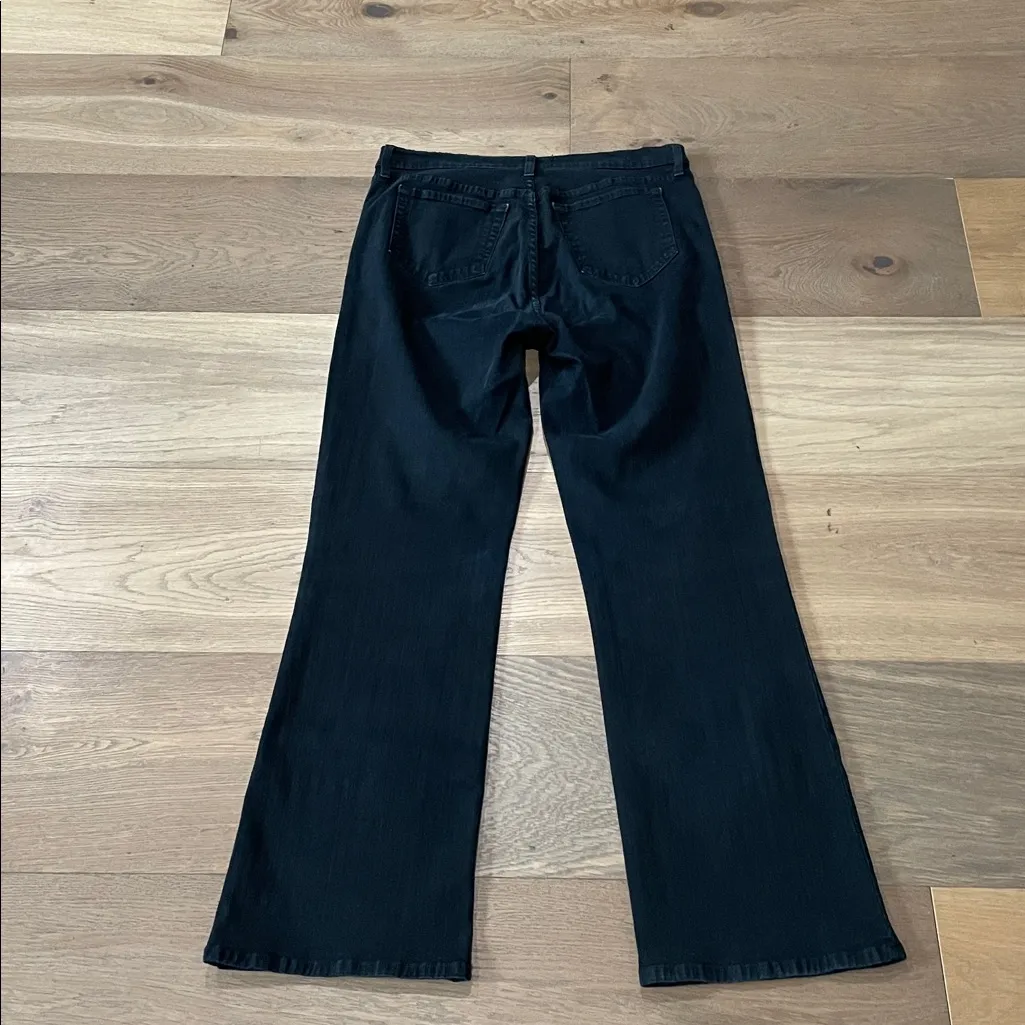NYDJ Tummy Tuck Black Jeans Straight Leg Size 12 - Image 10
