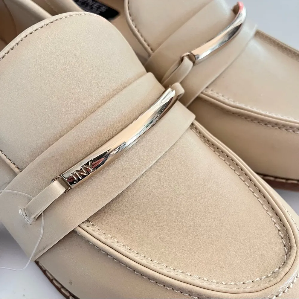 Jones New York Coralin Tan Slip On Faux Leather Loafers Size 8 H - Image 4