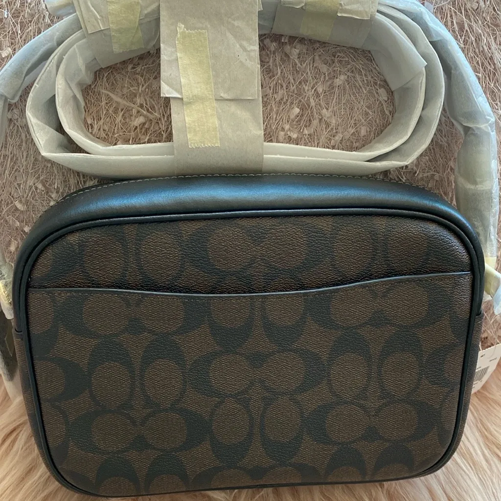 NWT Coach Jamie Camera Bag In Signature Canvas - Image 5
