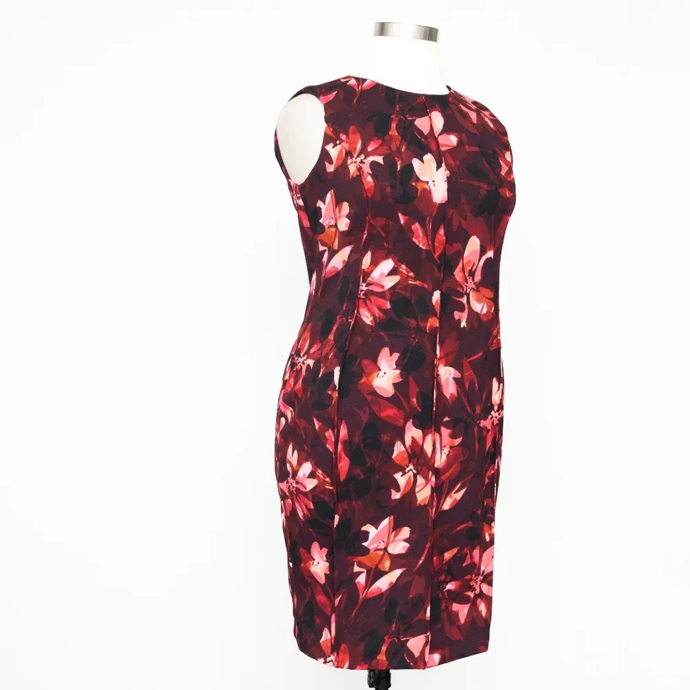 Calvin Klein Floral Print Pencil Dress - Image 11