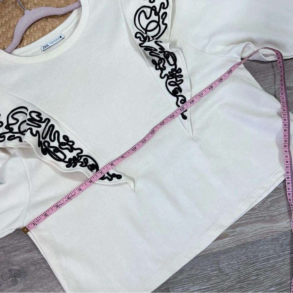 Zara frills ruffled sweater‎ - Image 6