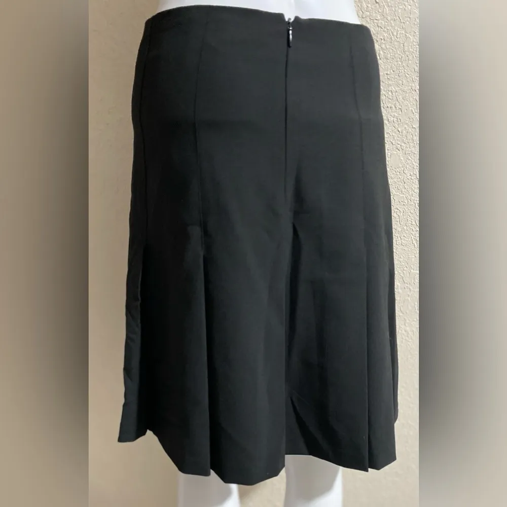 Antonio Melani  Black Pleated Skirt Size 4 - Image 2