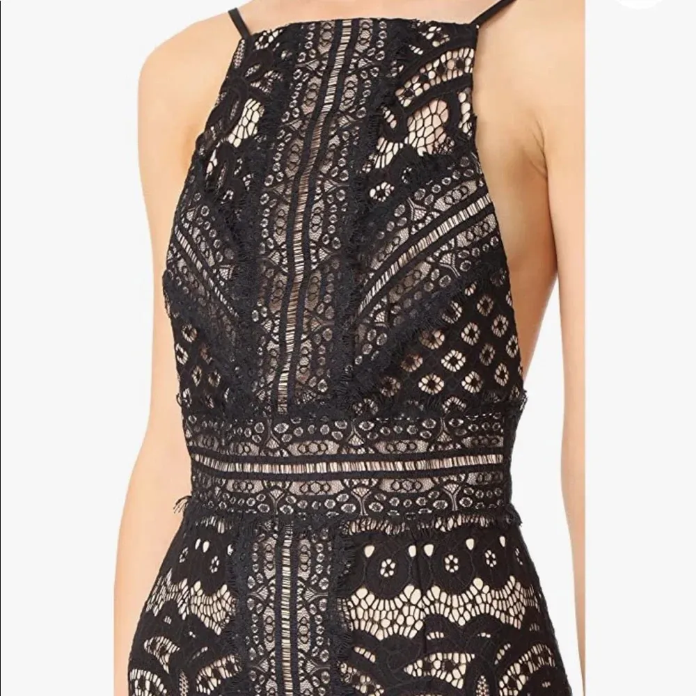NWT Keepsake The Label Bridges Black Lace Overlay Bodycon Midi Dress XS - Image 9