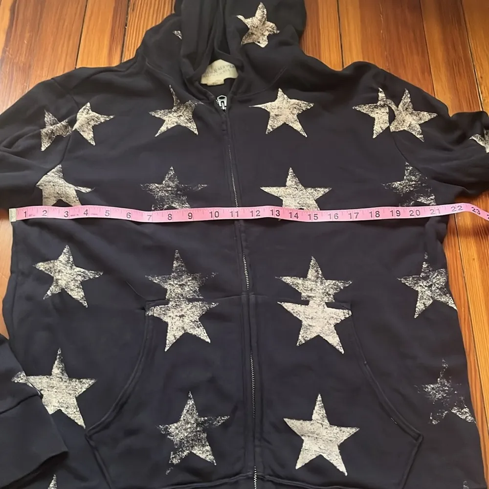 Denim & Supply  Ralph Lauren Patriotic Stars Zip Up Hoodie Sz L - Image 4