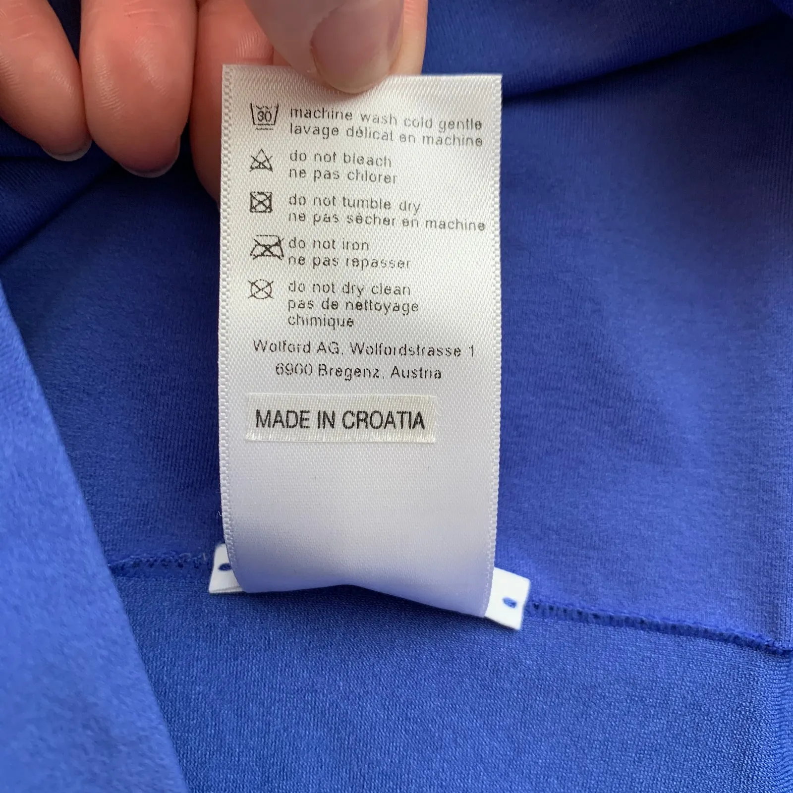 Wolford Forming Swimbody Blue Womens Small Swimsuit - Image 13