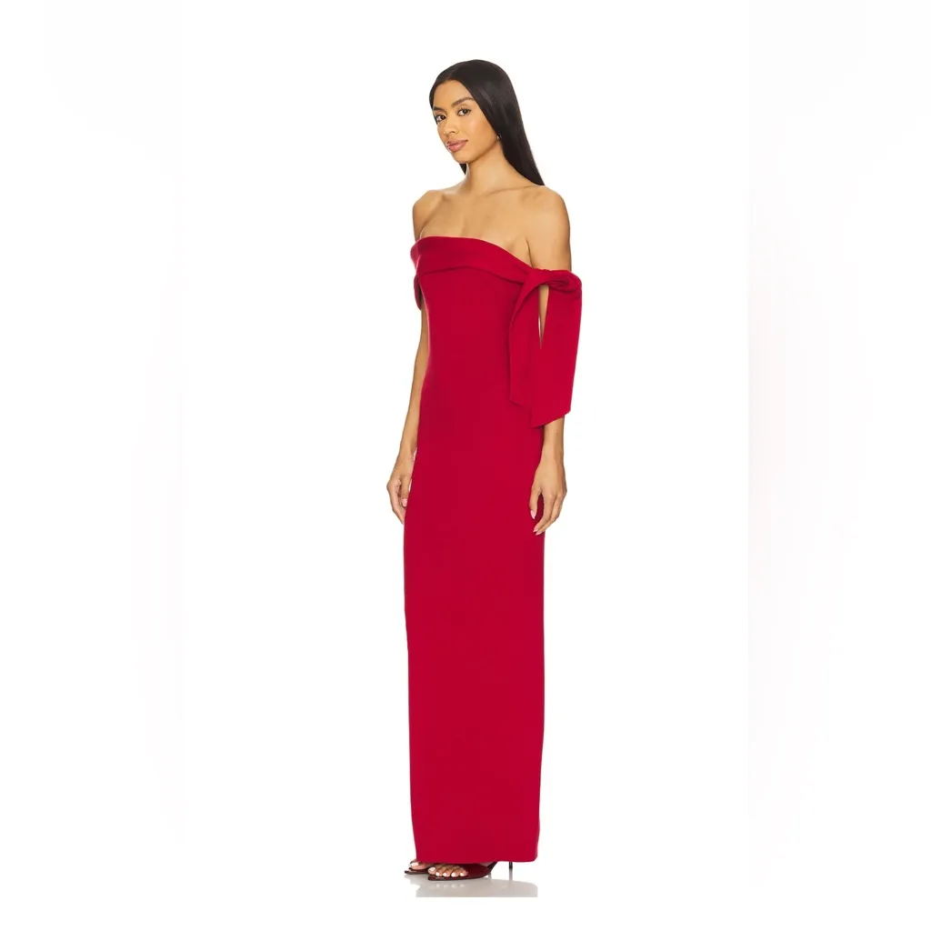 SNDYS x REVOLVE Jaymes Maxi Dress in Deep Red Size M - Image 2